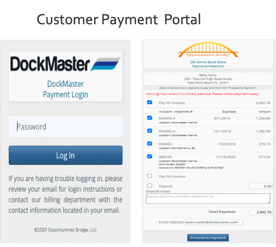 DMPay customer portal